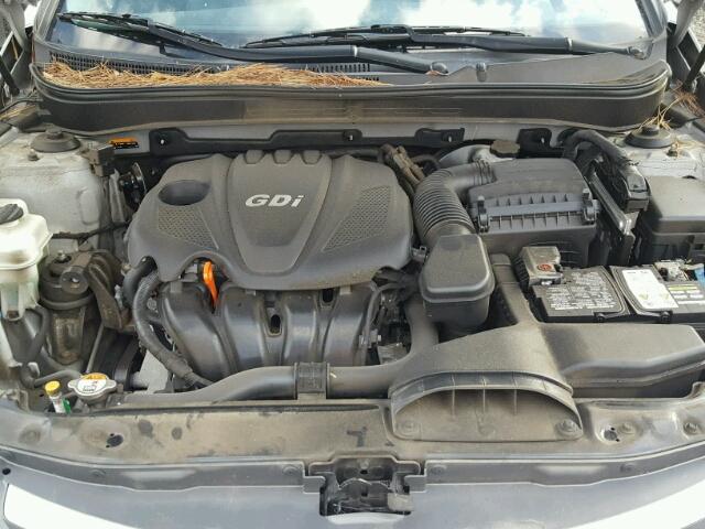 5NPEB4AC7EH934411 - 2014 HYUNDAI SONATA GLS SILVER photo 7