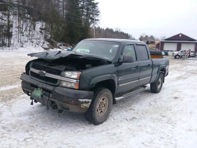 1GCHK23193F244230 - 2003 CHEVROLET SILVERADO GREEN photo 2