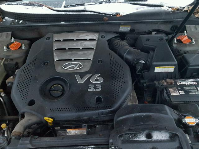 5NPEU46F96H035564 - 2006 HYUNDAI SONATA GLS SILVER photo 7