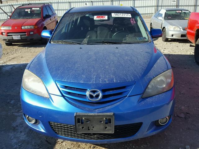 JM1BK343961476713 - 2006 MAZDA 3 HATCHBAC BLUE photo 9