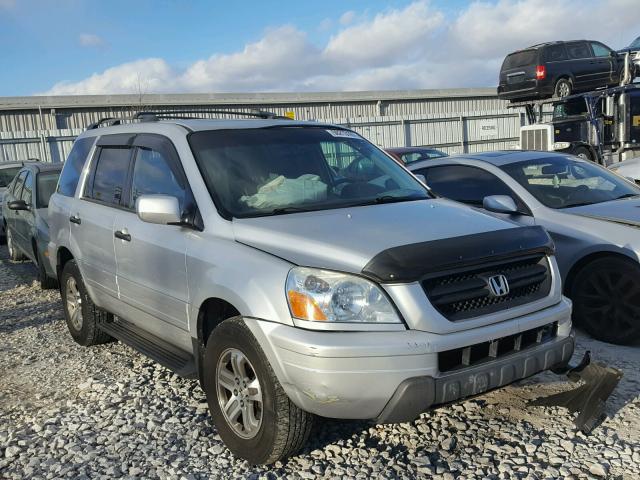 5FNYF18695B066359 - 2005 HONDA PILOT EXL SILVER photo 1