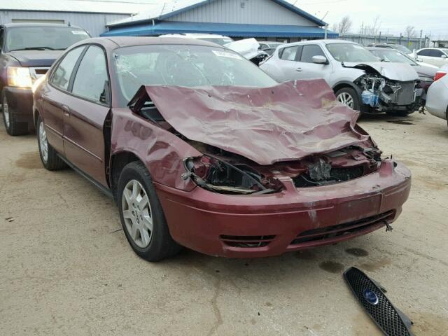 1FAFP53255A263141 - 2005 FORD TAURUS SE MAROON photo 1