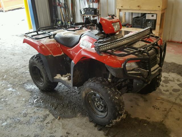 1HFTE4409E4004330 - 2014 HONDA TRX500 FM RED photo 1