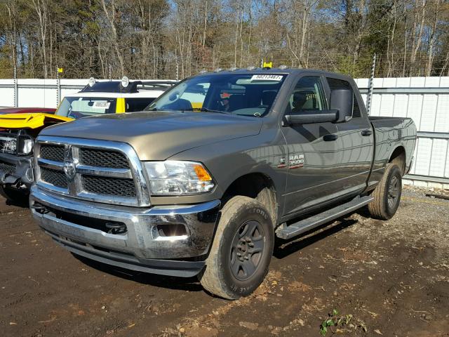 3C63R3CL0EG326689 - 2014 RAM 3500 ST GREEN photo 2