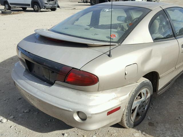 1G2JB1246Y7353970 - 2000 PONTIAC SUNFIRE SE TAN photo 9