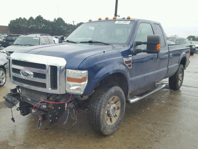 1FTSX21R39EA24533 - 2009 FORD F250 SUPER BLUE photo 2