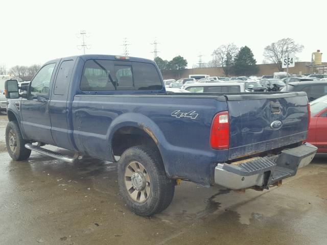 1FTSX21R39EA24533 - 2009 FORD F250 SUPER BLUE photo 3