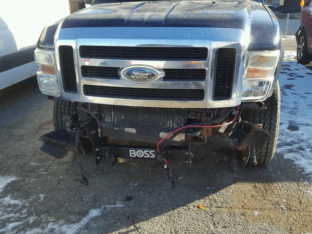 1FTSX21R39EA24533 - 2009 FORD F250 SUPER BLUE photo 9