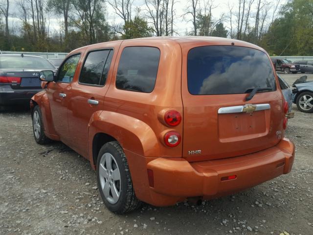 3GNDA13D57S604835 - 2007 CHEVROLET HHR LS Naranja foto 3