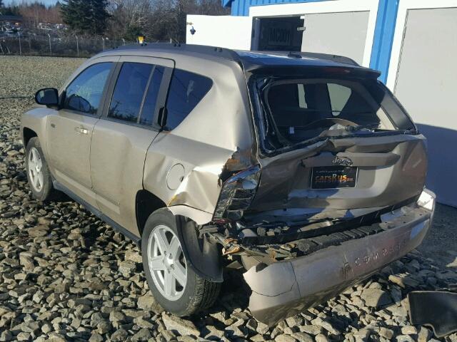 1J4NT4FB7AD650221 - 2010 JEEP COMPASS SP GOLD photo 3