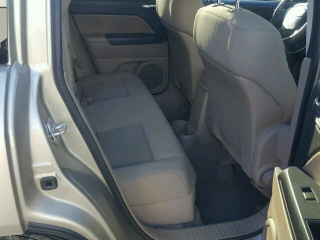 1J4NT4FB7AD650221 - 2010 JEEP COMPASS SP GOLD photo 6