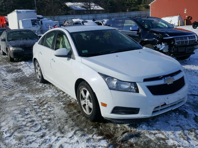 1G1PC5SB7D7220520 - 2013 CHEVROLET CRUZE LT WHITE photo 1