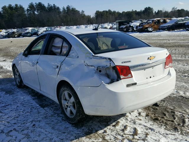 1G1PC5SB7D7220520 - 2013 CHEVROLET CRUZE LT WHITE photo 3