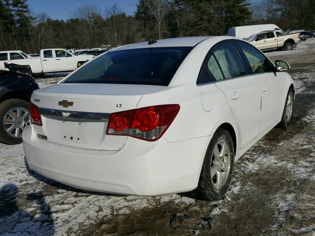 1G1PC5SB7D7220520 - 2013 CHEVROLET CRUZE LT WHITE photo 4