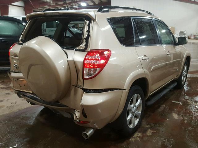 JTMBK31V695075008 - 2009 TOYOTA RAV4 LIMIT GOLD photo 4