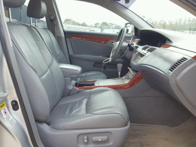 4T1BK36B87U186706 - 2007 TOYOTA AVALON XL SILVER photo 5