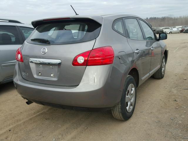 JN8AS5MT9CW288316 - 2012 NISSAN ROGUE S GRAY photo 4