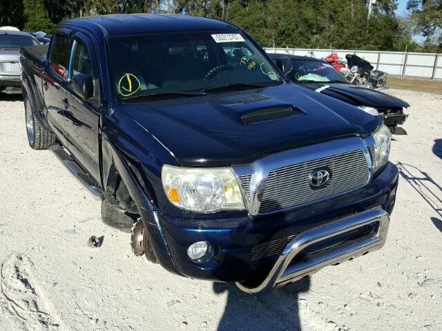 5TEKU72N75Z027279 - 2005 TOYOTA TACOMA DOU BLUE photo 1