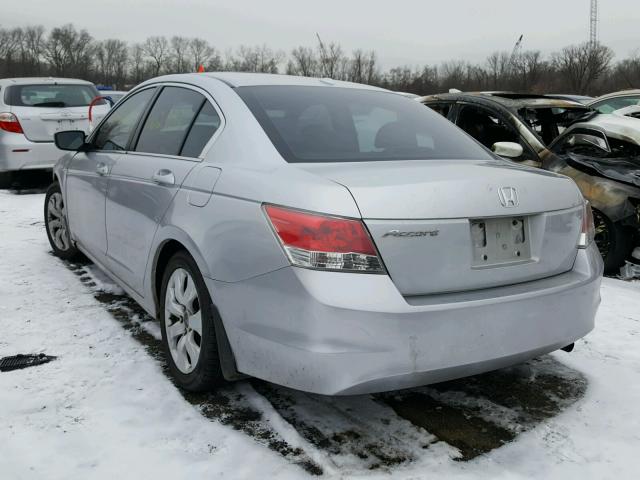 1HGCP26838A015861 - 2008 HONDA ACCORD EXL SILVER photo 3