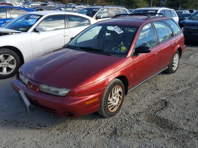 1G8ZK8273WZ228910 - 1998 SATURN SW2 MAROON photo 2