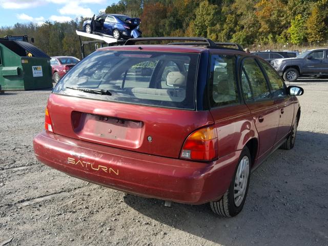 1G8ZK8273WZ228910 - 1998 SATURN SW2 MAROON photo 4