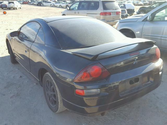 4A3AC44GX1E076630 - 2001 MITSUBISHI ECLIPSE GS BLACK photo 3