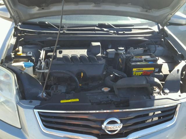 3N1AB6AP9AL620706 - 2010 NISSAN SENTRA 2.0 GRAY photo 7