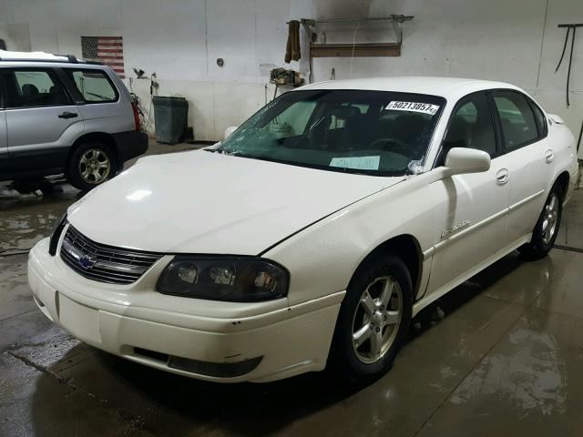 2G1WH52K549305593 - 2004 CHEVROLET IMPALA LS WHITE photo 2