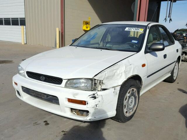 JF1GC4355WH502345 - 1998 SUBARU IMPREZA L WHITE photo 2