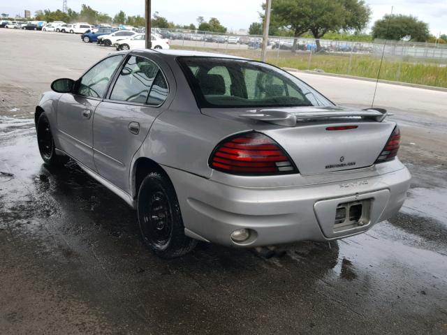 1G2NE52F84M521900 - 2004 PONTIAC GRAND AM S ვერცხლისფერი ფოტო 3
