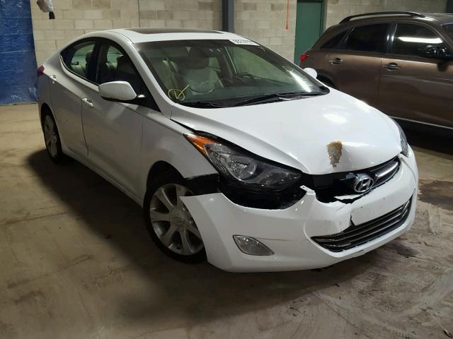 5NPDH4AE7DH234379 - 2013 HYUNDAI ELANTRA GL WHITE photo 1