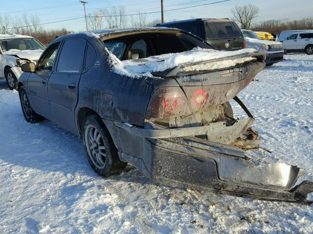 2G1WH55K029224333 - 2002 CHEVROLET IMPALA LS BLUE photo 3