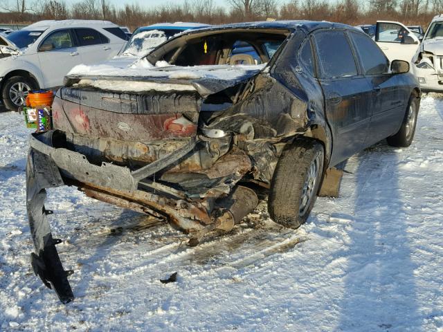 2G1WH55K029224333 - 2002 CHEVROLET IMPALA LS BLUE photo 4