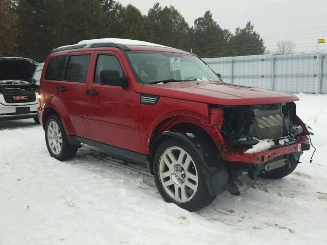 1D8GU28K48W274882 - 2008 DODGE NITRO SXT RED photo 1