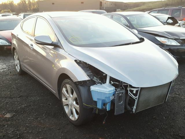 KMHDH4AE4CU197615 - 2012 HYUNDAI ELANTRA GL SILVER photo 1