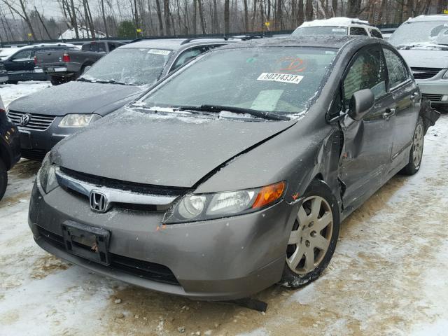 1HGFA16507L046454 - 2007 HONDA CIVIC LX TAN photo 2