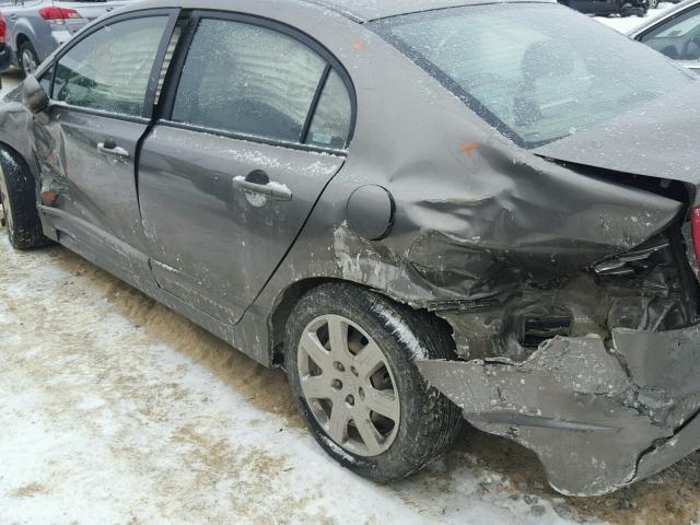 1HGFA16507L046454 - 2007 HONDA CIVIC LX TAN photo 9