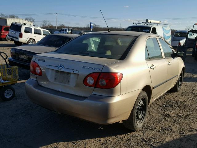 1NXBR32E96Z747487 - 2006 TOYOTA COROLLA CE TAN photo 4