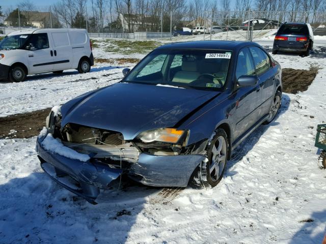 4S3BL626767220059 - 2006 SUBARU LEGACY 2.5 BLUE photo 2