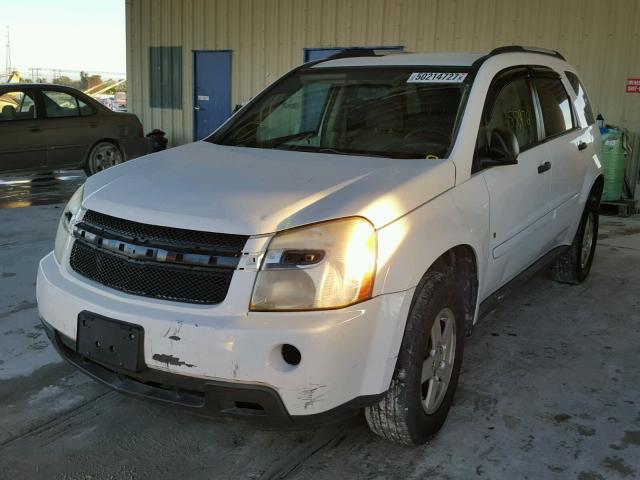 2CNDL13F286039251 - 2008 CHEVROLET EQUINOX LS WHITE photo 2