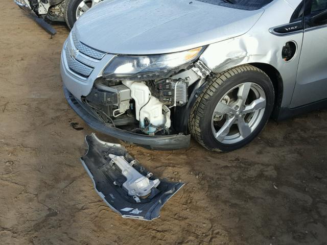 1G1RA6E49CU104592 - 2012 CHEVROLET VOLT SILVER photo 9