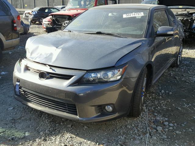 JTKJF5C78C3042341 - 2012 TOYOTA SCION TC 灰色 照片 2