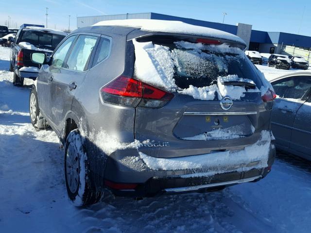 KNMAT2MV8HP616562 - 2017 NISSAN ROGUE S GRAY photo 3