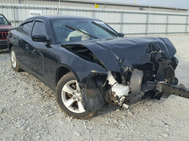 2C3CDXBG9EH315357 - 2014 DODGE CHARGER SE BLACK photo 1