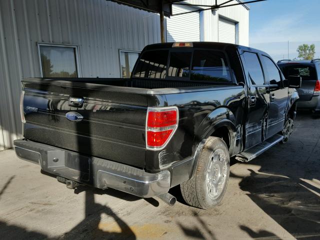 1FTFW1CT6BFB96109 - 2011 FORD F150 SUPER BLACK photo 4