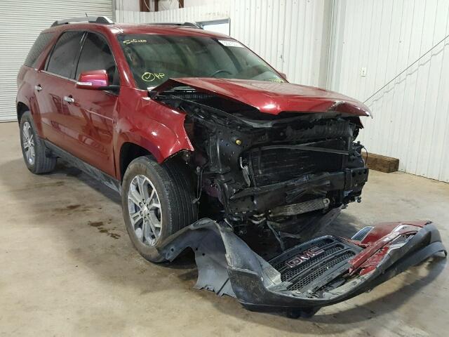 1GKKRSKD5EJ334461 - 2014 GMC ACADIA SLT RED photo 1