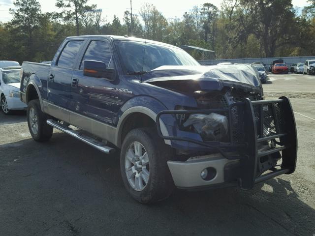 1FTFW1EV9AFD38806 - 2010 FORD F150 SUPER BLUE photo 1