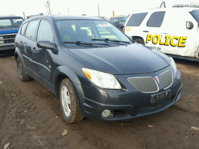 5Y2SL65827Z424738 - 2007 PONTIAC VIBE BLACK photo 1