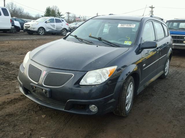 5Y2SL65827Z424738 - 2007 PONTIAC VIBE BLACK photo 2