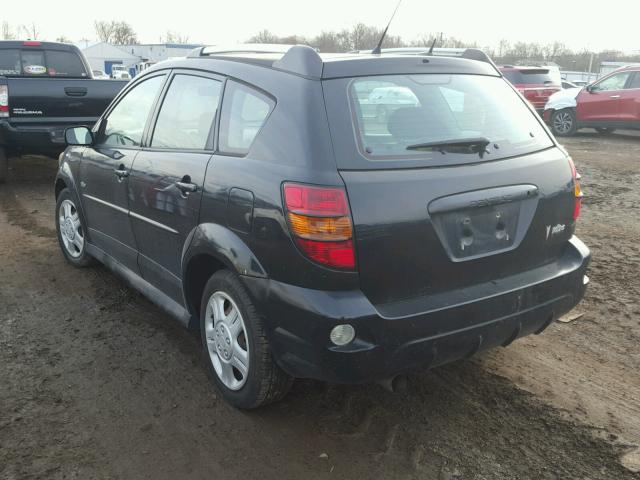 5Y2SL65827Z424738 - 2007 PONTIAC VIBE BLACK photo 3